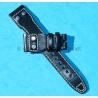 IWC Craftmanship Rivets Orange Black leather Cordovan Big Pilot watches 5002,5004,5009, Timezoner,Perpetual Calendar Watch Strap