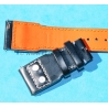 IWC Craftmanship Rivets Orange Black leather Cordovan Big Pilot watches 5002,5004,5009, Timezoner,Perpetual Calendar Watch Strap