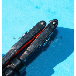 IWC Craftmanship Rivets Orange Black leather Cordovan Big Pilot watches 5002,5004,5009, Timezoner,Perpetual Calendar Watch Strap