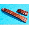 IWC Bracelet Rivets 22mm Cuir cordovan Couleur marron et noir montres hommes Big Pilot 5002,5004,5009,Timezoner,Perpetual