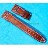 IWC Bracelet Rivets 22mm Cuir cordovan Couleur marron et noir montres hommes Big Pilot 5002,5004,5009,Timezoner,Perpetual