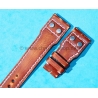 IWC Bracelet Rivets 22mm Cuir cordovan Couleur marron et noir montres hommes Big Pilot 5002,5004,5009,Timezoner,Perpetual