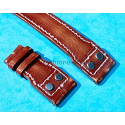 IWC Bracelet Rivets 22mm Cuir cordovan Couleur marron et noir montres hommes Big Pilot 5002,5004,5009,Timezoner,Perpetual