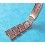 ★★ ROLEX PARTIAL RIVETS LINKS 7205 + DEPLOYANT CLASP 70's Rivet 19mm band Daytona 6240, 6241, 6263, 6262, 6240 ★★