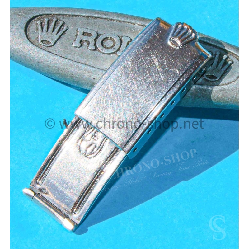 Rolex Big crown clasp Vintage 1960 daytona 6234,Precision,oyster perpetual folded Buckle rivits 7205, 6635 Watch racelet 19mm