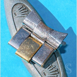 ROLEX 57 endlink RARE 60's TUTONE RIVETS RIVITS BAND PARTS ROLEX ZEPHYR 1002,1008 OYSTER PERPETUAL 6582,1501,1502,1508