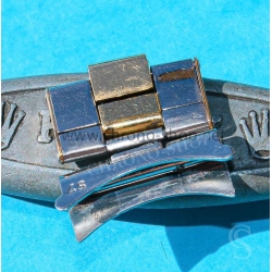 ROLEX 57 endlink RARE 60's TUTONE RIVETS RIVITS BAND PARTS ROLEX ZEPHYR 1002,1008 OYSTER PERPETUAL 6582,1501,1502,1508