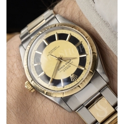 ROLEX 57 endlink RARE 60's TUTONE RIVETS RIVITS BAND PARTS ROLEX ZEPHYR 1002,1008 OYSTER PERPETUAL 6582,1501,1502,1508