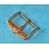 RARE & AUTHENTIQUE BOUCLE ARDILLON ROLEX PLAQUE OR EN 16mm / 18mm pour bracelets cuir 20mm