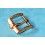 RARE & AUTHENTIQUE BOUCLE ARDILLON ROLEX PLAQUE OR EN 16mm / 18mm pour bracelets cuir 20mm