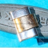 ROLEX VINTAGE 60's MAILLON RIVET OR JAUNE ACIER BITON 15mm BRACELET 7205 MONTRES ROLEX 1002,1008 ZEPHYR,OYSTER PERPETETUAL