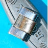 ROLEX RARE 60's TUTONE RIVETS RIVITS 16mm LINK 7205 BRACELET ROLEX ZEPHYR 1002,6582,1008 OYSTER PERPETUAL 1501,1502,1508