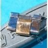 ROLEX RARE 60's TUTONE RIVETS RIVITS 16mm LINK 7205 BRACELET ROLEX ZEPHYR 1002,6582,1008 OYSTER PERPETUAL 1501,1502,1508