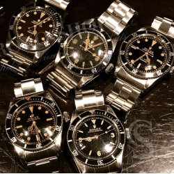 ROLEX 1954 RARE VINTAGE BRACELET 7206/65  MAILLONS RIVETS ACIER 20mm SUBMARINER 6200,6205,6204