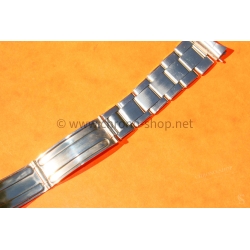 ROLEX 1954 RARE VINTAGE BRACELET 7206/65  MAILLONS RIVETS ACIER 20mm SUBMARINER 6200,6205,6204