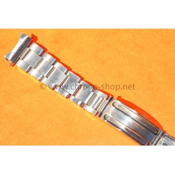 ROLEX 1954 RARE VINTAGE BRACELET 7206/65  MAILLONS RIVETS ACIER 20mm SUBMARINER 6200,6205,6204