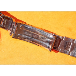 ROLEX 1954 RARE VINTAGE BRACELET 7206/65  MAILLONS RIVETS ACIER 20mm SUBMARINER 6200,6205,6204