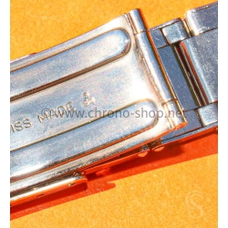 ROLEX 1954 RARE VINTAGE BRACELET 7206/65  MAILLONS RIVETS ACIER 20mm SUBMARINER 6200,6205,6204