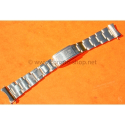 ROLEX 1954 RARE VINTAGE BRACELET 7206/65  MAILLONS RIVETS ACIER 20mm SUBMARINER 6200,6205,6204