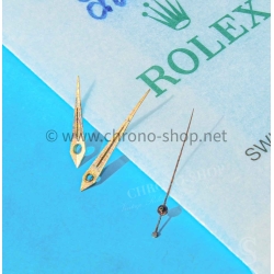 Rolex Aiguilles Dauphines or jaune Montres Vintage 34mm Oyster Date 6534, Zephyr 6582 Calibres automatiques Rolex 1030,1060,1035