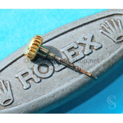 Rolex GMT 16718,16713 Datejust 16013,16018 Zephyr 6582 watches 6mm Yellow Gold screw Down Crown Part with stem