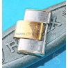 ROLEX TUTONE RIVETS RIVITS 18mm WATCH LINK 7205 BRACELET ROLEX ZEPHYR 1002,6582,1008 OYSTER PERPETUAL 1501,1502,1508