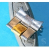 ROLEX 57 endlink RARE 60's TUTONE RIVETS RIVITS BAND PARTS ROLEX ZEPHYR 1002,1008 OYSTER PERPETUAL 6582,1501,1502,1508