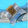 ROLEX 57 endlink RARE 60's TUTONE RIVETS RIVITS BAND PARTS ROLEX ZEPHYR 1002,1008 OYSTER PERPETUAL 6582,1501,1502,1508