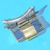 ROLEX 57 endlink RARE 60's TUTONE RIVETS RIVITS BAND PARTS ROLEX ZEPHYR 1002,1008 OYSTER PERPETUAL 6582,1501,1502,1508