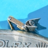 ROLEX 57 endlink RARE 60's TUTONE RIVETS RIVITS BAND PARTS ROLEX ZEPHYR 1002,1008 OYSTER PERPETUAL 6582,1501,1502,1508