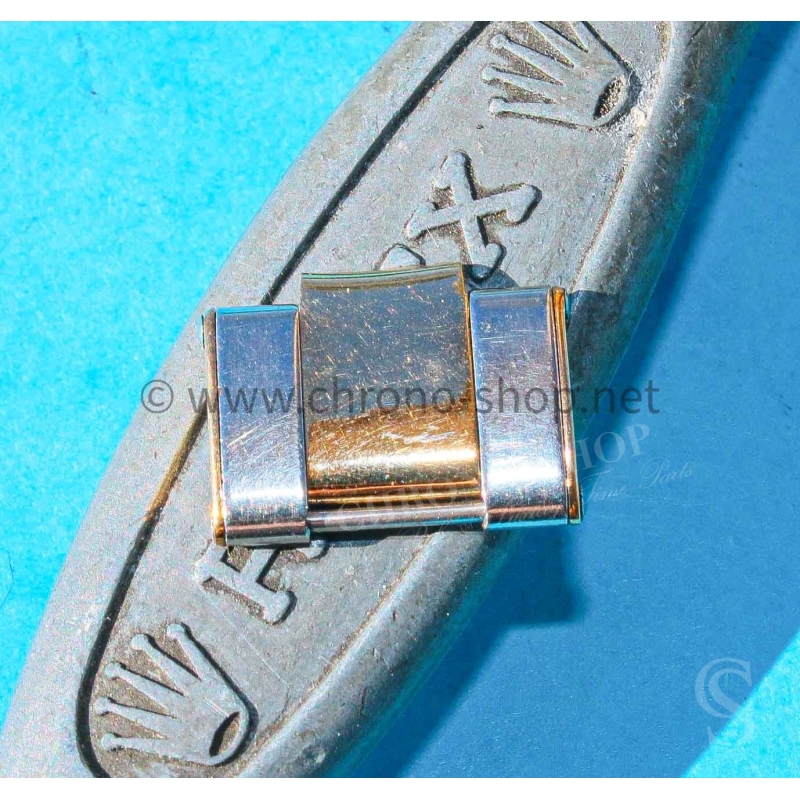 ROLEX RARE TUTONE RIVETS RIVITS 16mm LINK 7205 FOR RESTORE BRACELET ROLEX ZEPHYR 1002,6582,1008 OYSTER PERPETUAL 1501,1502
