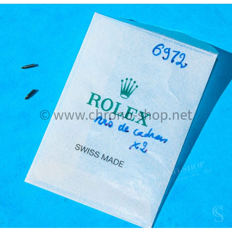 Rolex 6972 Vintage 50's Fourniture pièce horlogère 2 x vis de cadran Calibre auto Rolex 1030,1066,1055,1035 ref 1030-6972