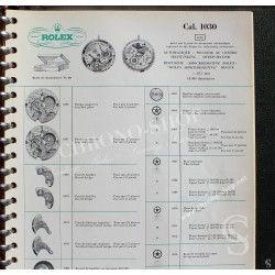 Rolex 6890 rare fourniture horlogère ref 6890 Platine Cal 1030,1030-6890 montres vintages Submariner 6538,6536,5508