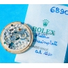 Rolex 6890 rare fourniture horlogère ref 6890 Platine Cal 1030,1030-6890 montres vintages Submariner 6538,6536,5508