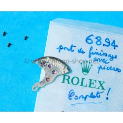 Rolex 6894 Fourniture pièce horlogère Vintage Pont de Finissage empierré Calibre 1030 ref 1030-6894, 6894