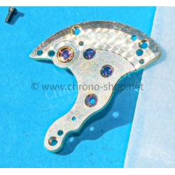 chronoshop Rolex 50's Furniture Watch spares Factory Movement 1030 Caliber train wheel bridge part 6894, 1030-6894
