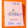 ROLEX 6917 Pièce mécanique horlogerie de montres roue d'échappement calibres automatiques Rolex 1030 ref 6917,1030-6917