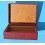 Rare Tudor Medium size leather box Red / burgundy color and wooden from 70's ref 94 00 1