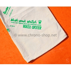 Rolex Vintage 70s Microfibre Beige Cloth for Polishing Cleaning Watches Wash your watch Rolex with