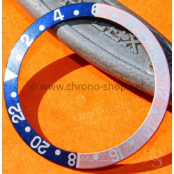 ROLEX PEPSI 90's FADED ROUGE BLEU INSERT GRADUE SERIFS FAT FONT 24H LUNETTE MONTRES GMT MASTER 16700,16710,16760