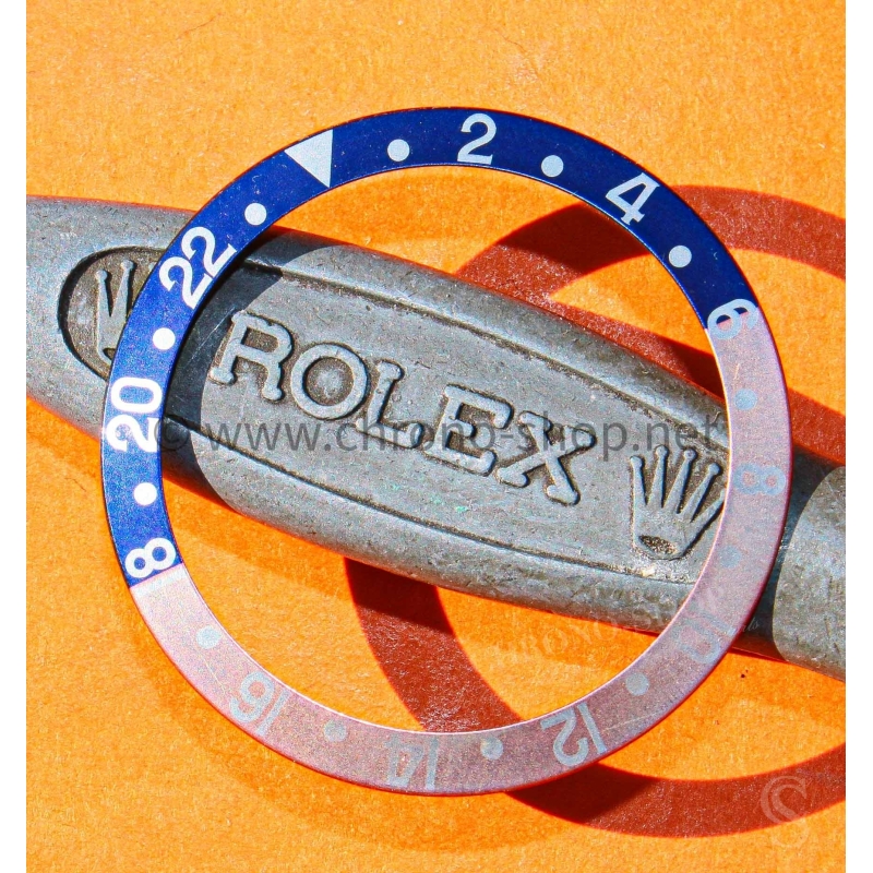 ROLEX PEPSI 90's FADED ROUGE BLEU INSERT GRADUE SERIFS FAT FONT 24H LUNETTE MONTRES GMT MASTER 16700,16710,16760