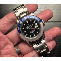 ROLEX PEPSI 90's FADED ROUGE BLEU INSERT GRADUE SERIFS FAT FONT 24H LUNETTE MONTRES GMT MASTER 16700,16710,16760