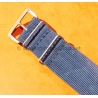 VINTAGE ORIGINAL FADED NAVY BLUE NATO STRAP BRACELET TAN BUCKLE WATCHES 6538,6536,5510,5517,5508