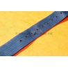 VINTAGE ORIGINAL FADED NAVY BLUE NATO STRAP BRACELET TAN BUCKLE WATCHES 6538,6536,5510,5517,5508