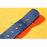 VINTAGE ORIGINAL FADED NAVY BLUE NATO STRAP BRACELET TAN BUCKLE WATCHES 6538,6536,5510,5517,5508
