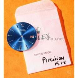 Rolex Original Cadran Bleu 27mm Accessoire horlogerie Montres Vintage Precision Oysterdate 6694,6482 Cal 1225