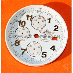 Breitling A13370 Super Avenger A562 White Watch Dial Silver Subdials Rare watch part