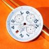 Breitling A13370 Super Avenger A562 White Watch Dial Silver Subdials Rare watch part
