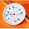 Breitling A13370 Super Avenger A562 White Watch Dial Silver Subdials Rare watch part