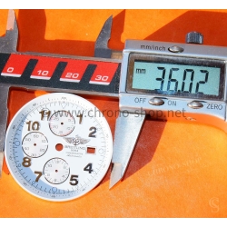 Breitling A13370 Super Avenger A562 White Watch Dial Silver Subdials Rare watch part